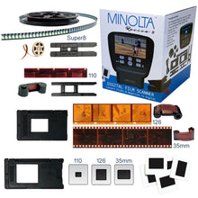 Load image into Gallery viewer, Minolta "Revive 5" Digital Film Scanner w/Large 5" LCD Screen (Black)