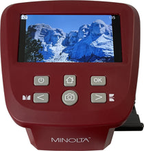 Load image into Gallery viewer, Minolta "Revive 5" Digital Film Scanner w/Large 5" LCD Screen (Red)