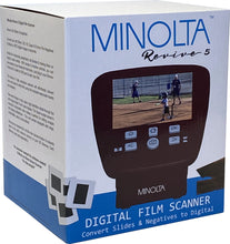 Load image into Gallery viewer, Minolta "Revive 5" Digital Film Scanner w/Large 5" LCD Screen (Red)