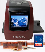 Load image into Gallery viewer, MINOLTA &quot;Revive 3&quot; - Film &amp; Slide Scanner (Red)
