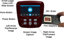 Load image into Gallery viewer, Minolta &quot;Revive 5&quot; Digital Film Scanner w/Large 5&quot; LCD Screen (Red)
